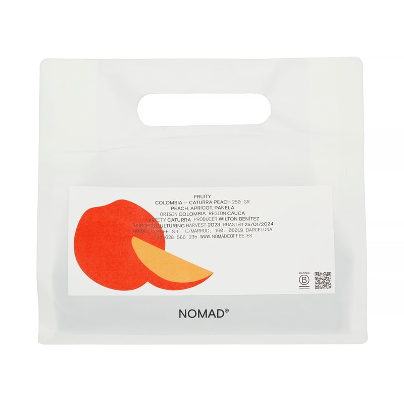 Nomad Coffee - Kolumbia Peach Culturing Filter 250g