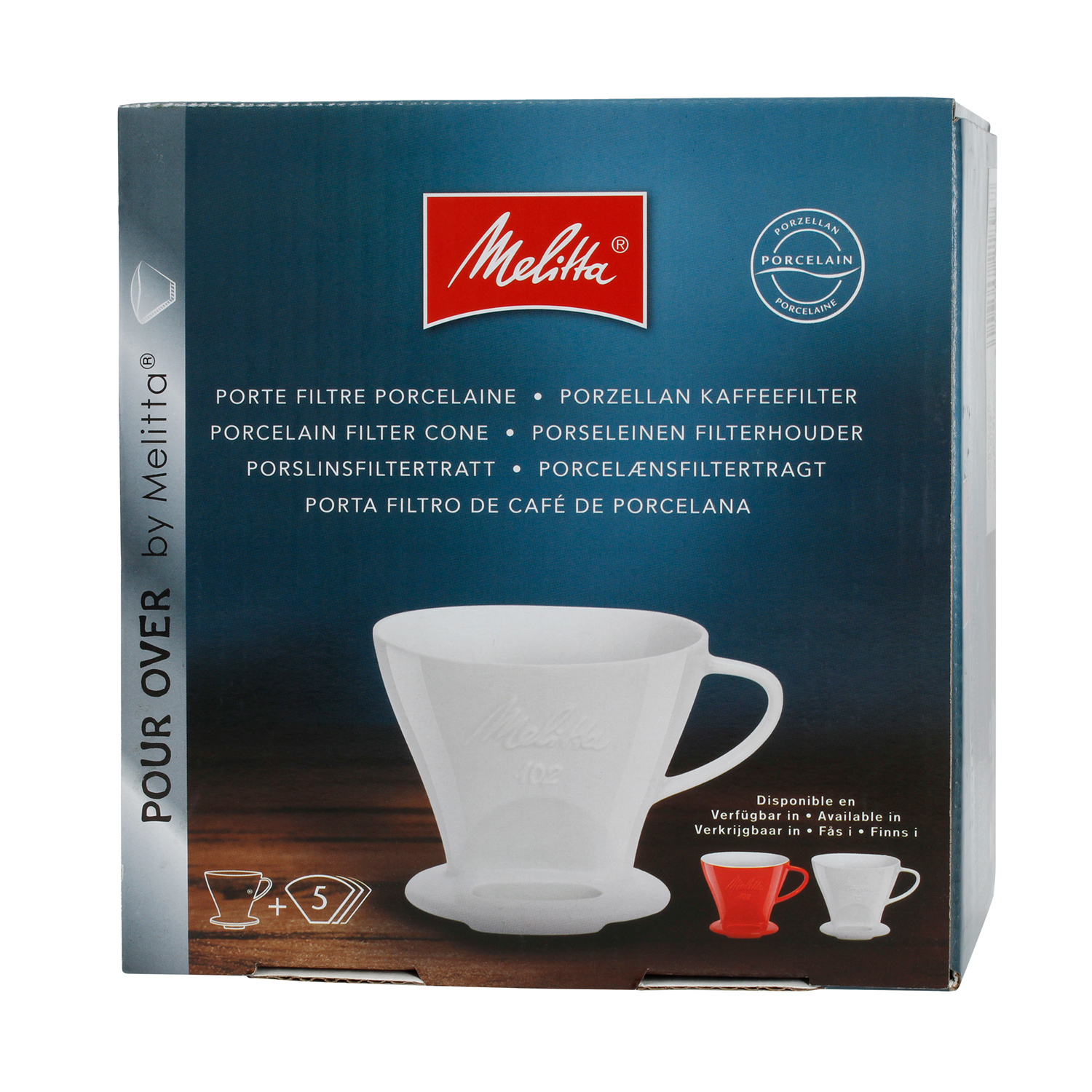 Melitta - Porcelain coffee filter (dripper) 102 - White