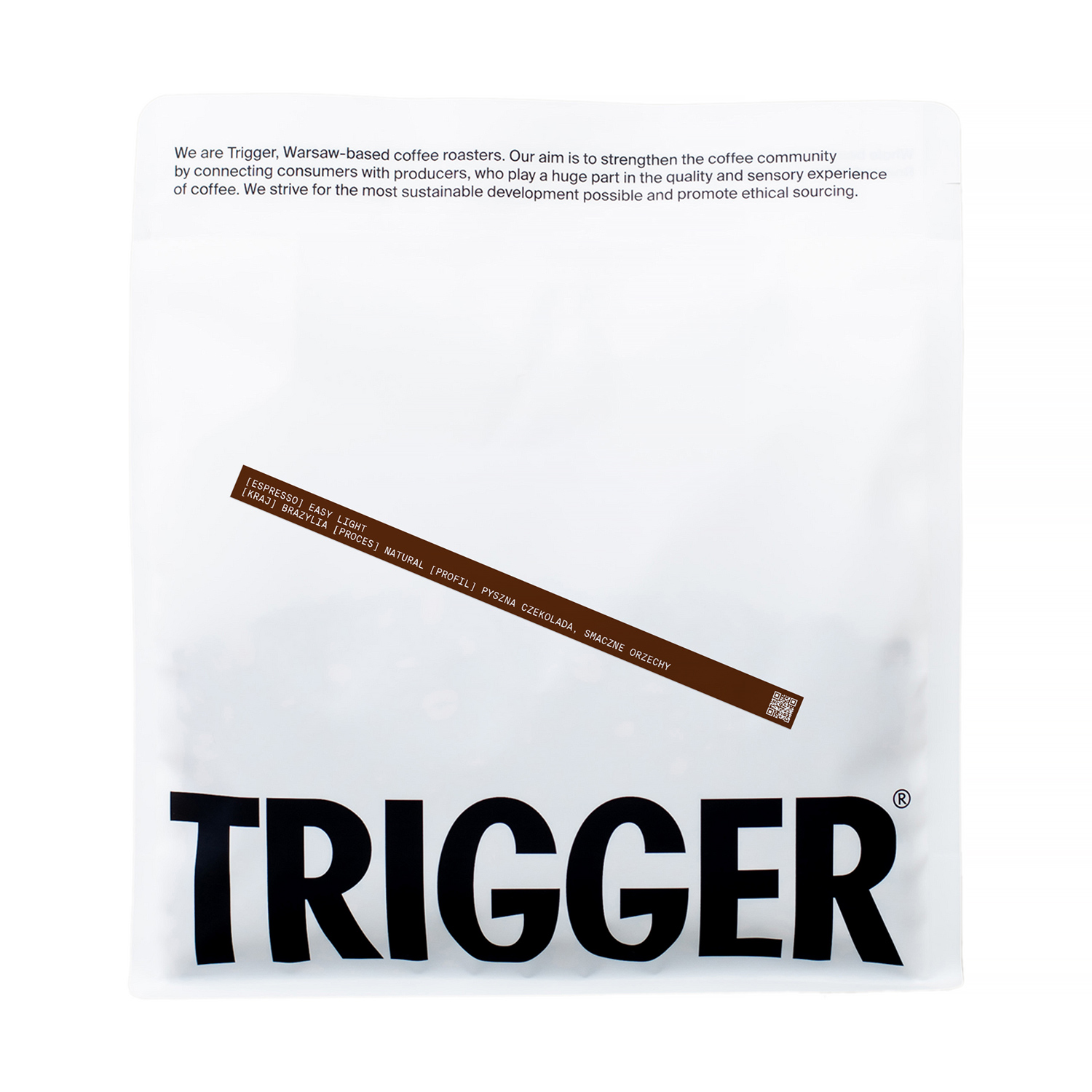 Trigger - kawa ziarnista Easy Light Brazylia Chapadao de Ferro Natural Espresso 1 kg