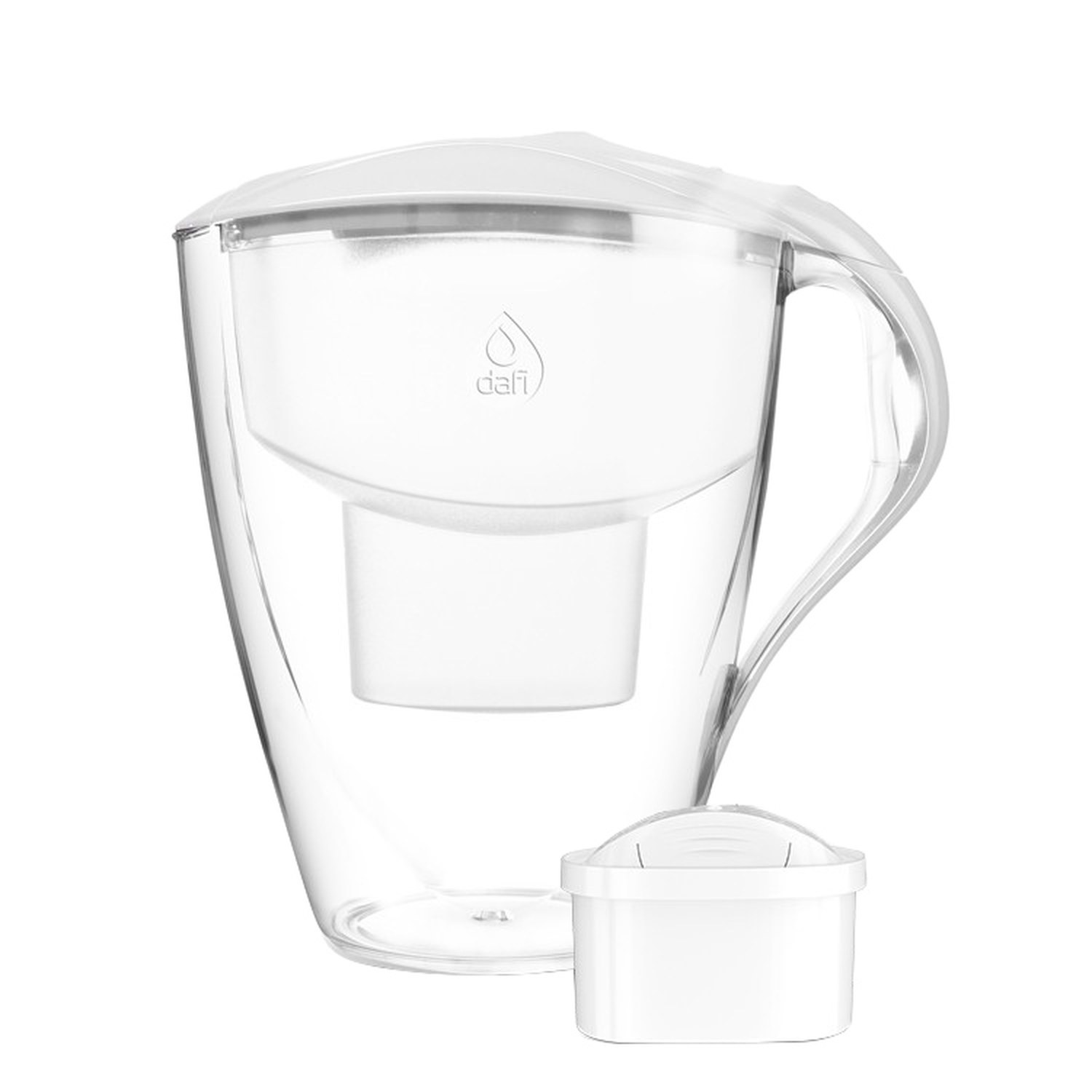 Dafi - Omega 4l LED Water Pitcher + 1 Unimax Filters - White