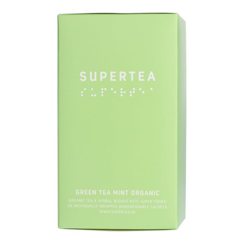 Teministeriet - Supertea Green Tea Mint Organic - Herbata 20 Torebek