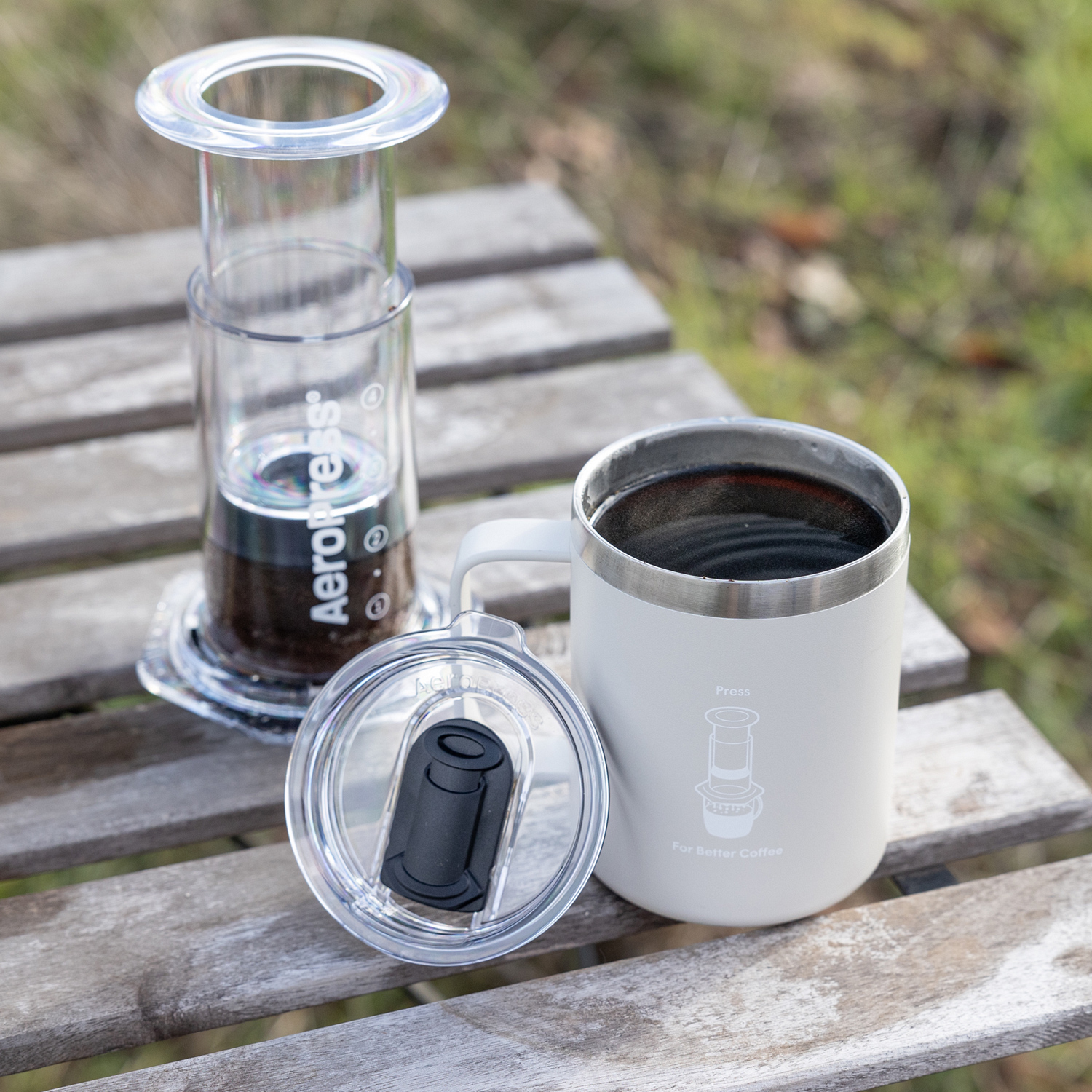 AeroPress - Travel Coffee Mug Cream 350ml