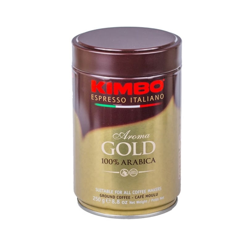 Kimbo Aroma Gold - Ground - Tin 250g