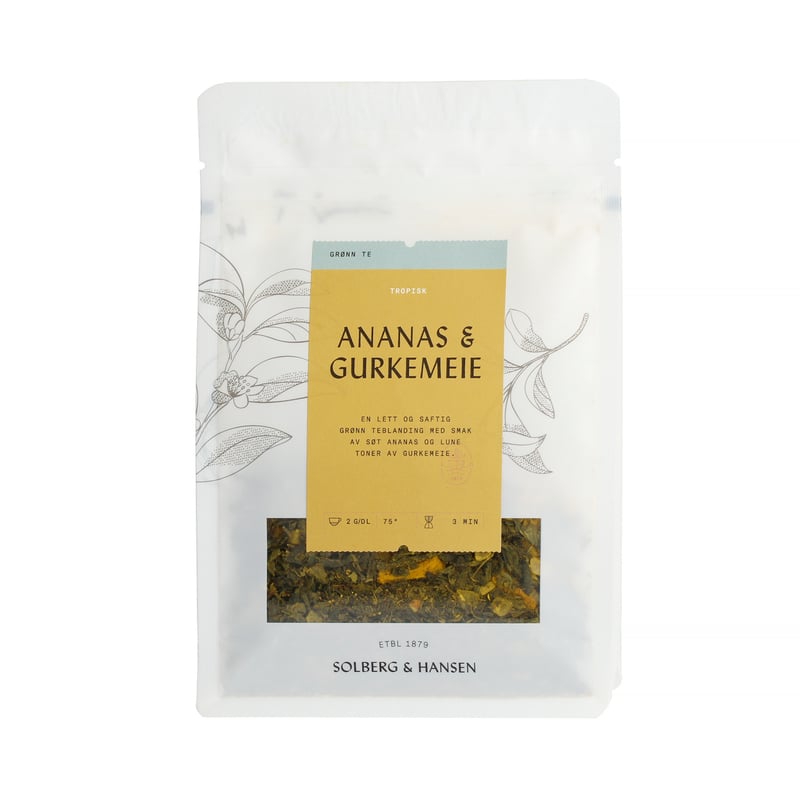 Solberg & Hansen - Loose Tea - Pineapple and Turmeric Green Tea