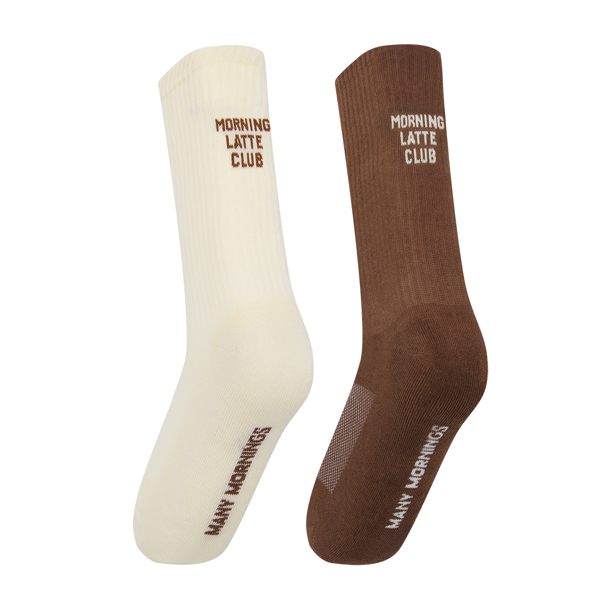 Many Mornings - Latte Club Socks 39-42