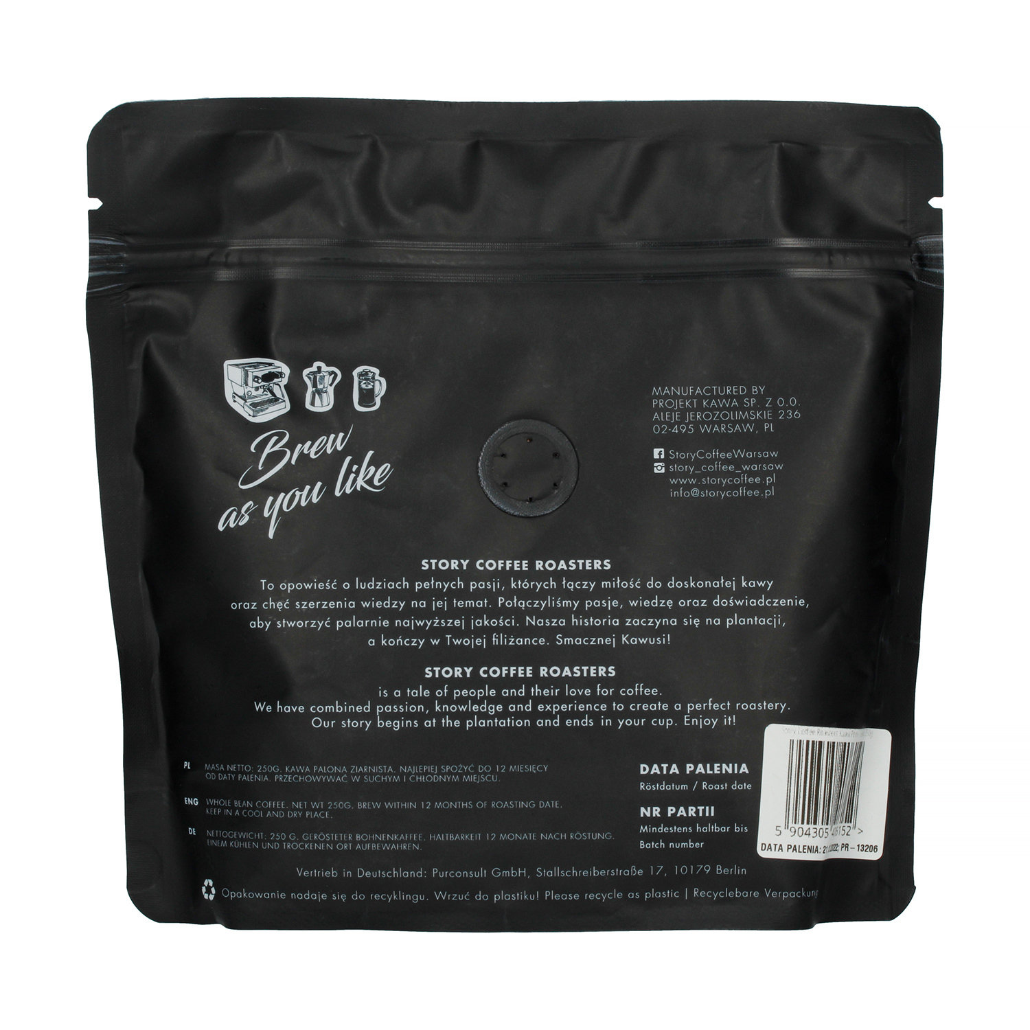 Story Coffee - Peru Cajamarca Espresso 250g