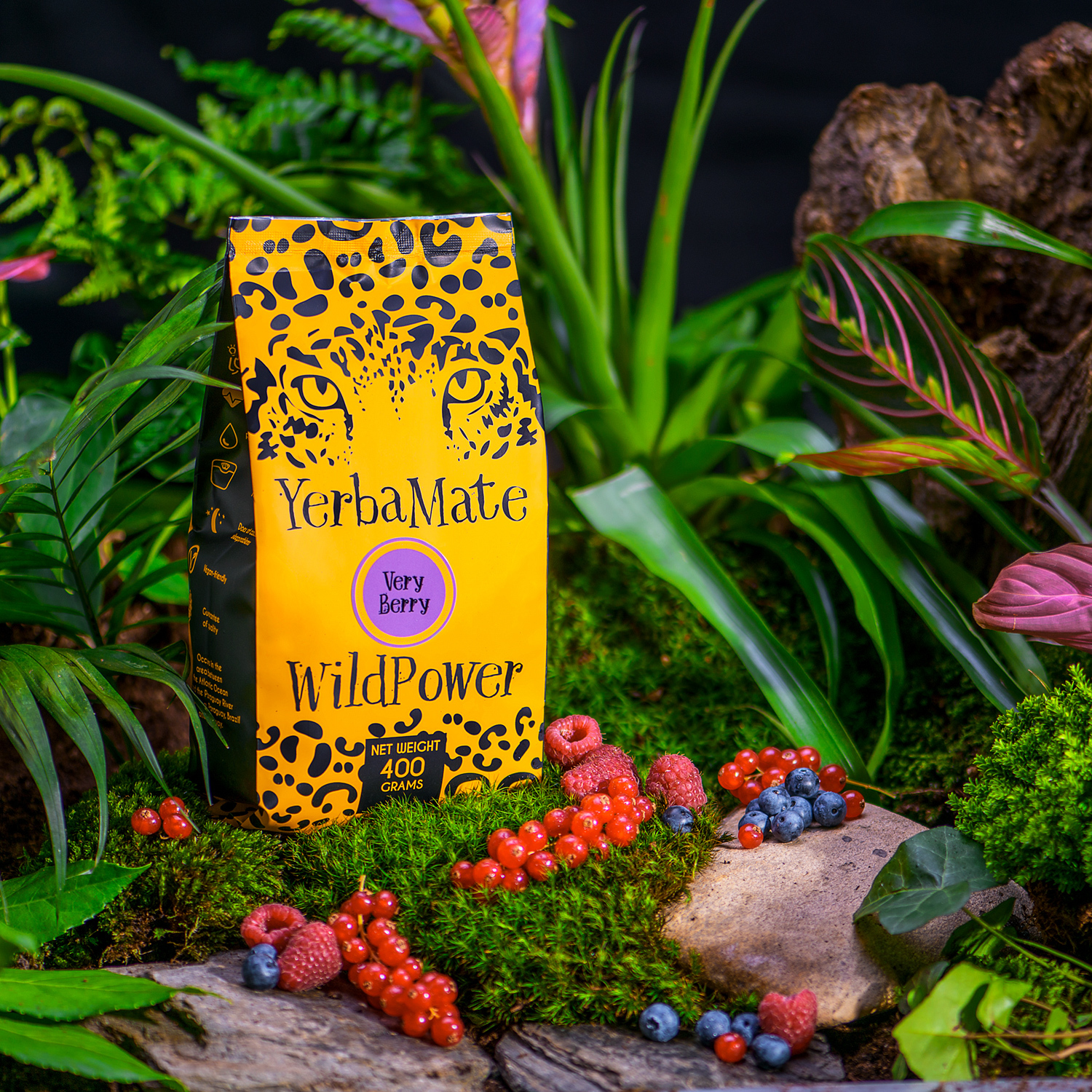 WildPower Very Berry - yerba mate 400g