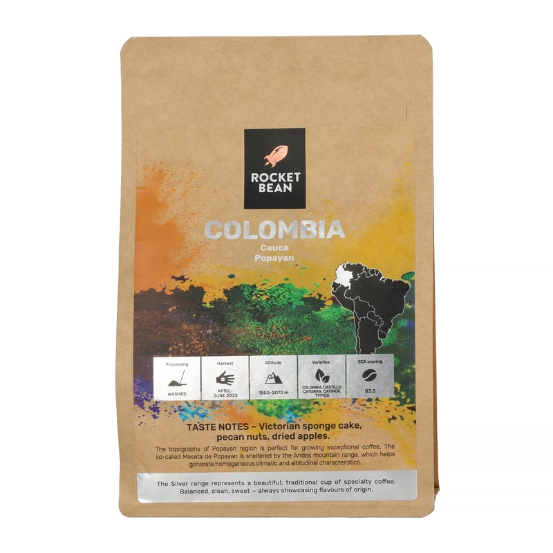 Rocket Bean - Colombia Cauca Popayan Washed Filter 200g