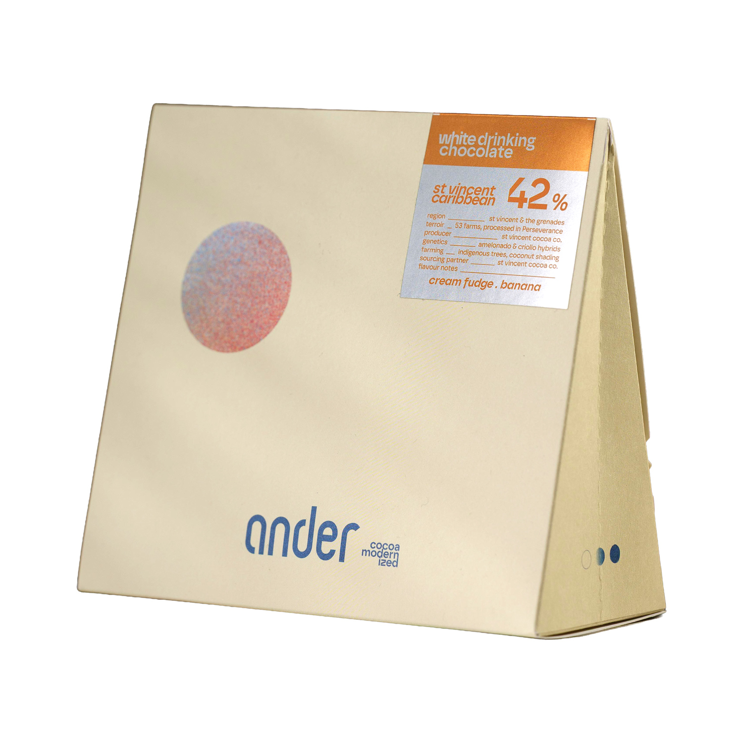 Ander - Czekolada do picia 42% White Caribbean 200 g