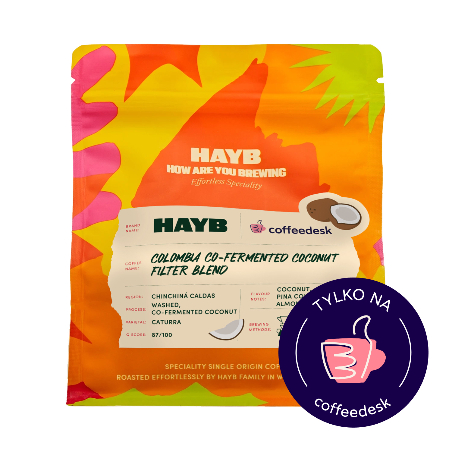 HAYB - Colombia Co-Fermented Coconut Blend Filter 250 g