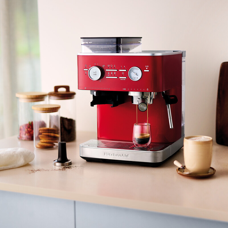 KitchenAid - Espresso Machine red