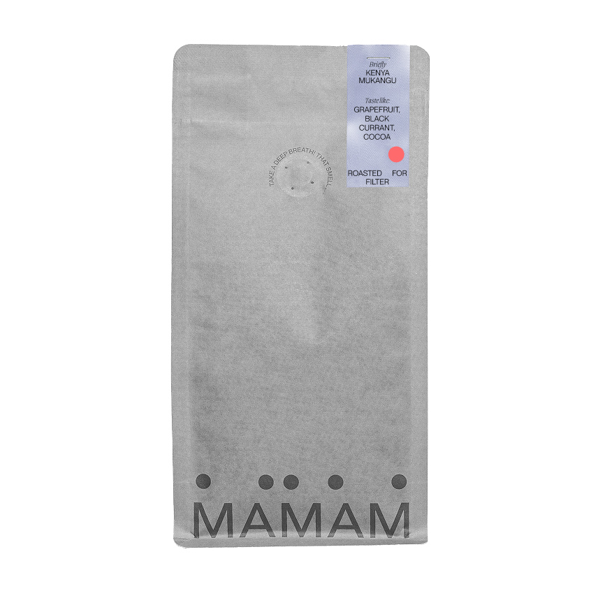 MAMAM - kawa ziarnista Kenia Mukangu Washed Filter 250 g