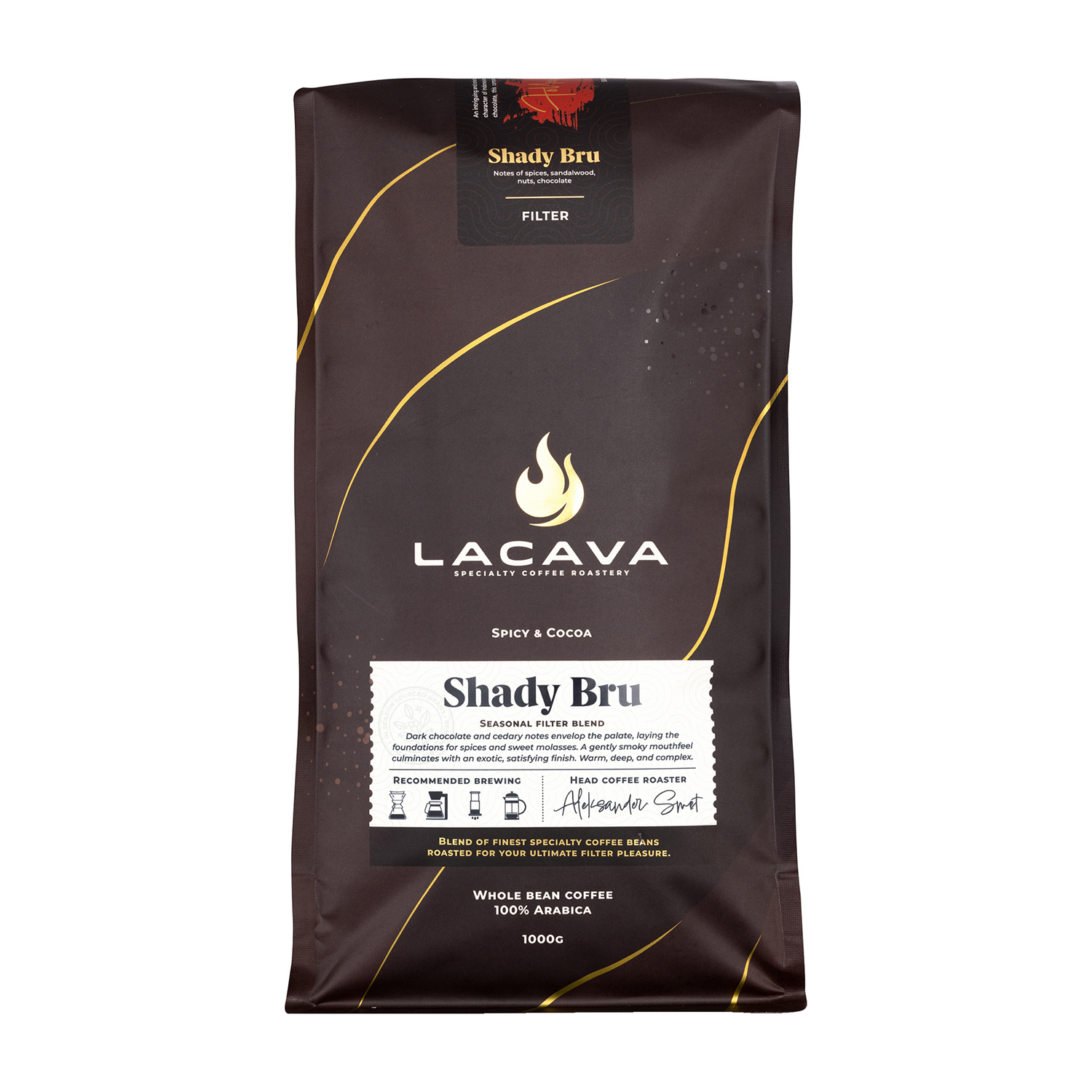 Lacava BRU Shady Bru FIL 1kg, kawa ziarnista
