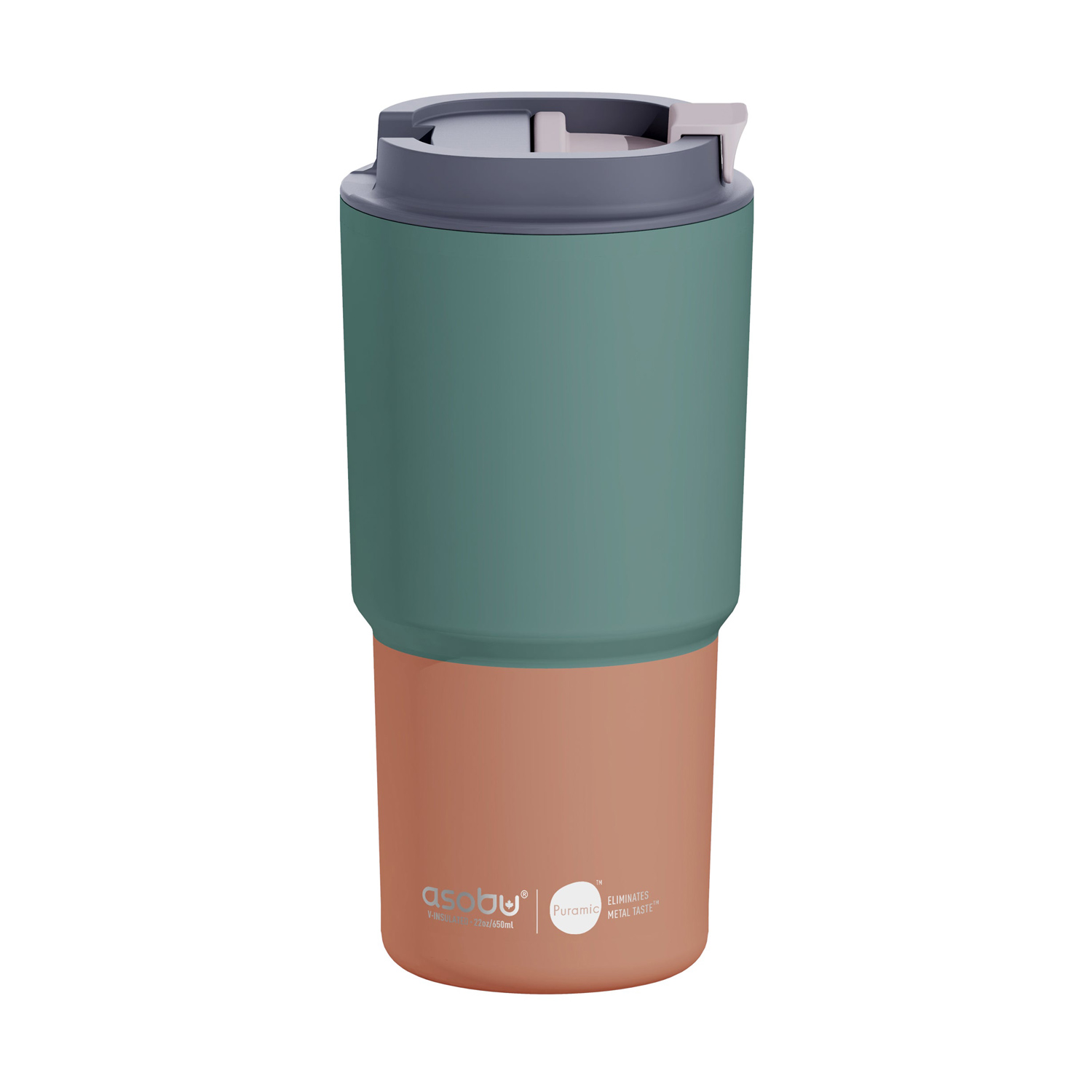 Asobu - Pick Me Up Cup pastel green 650 ml