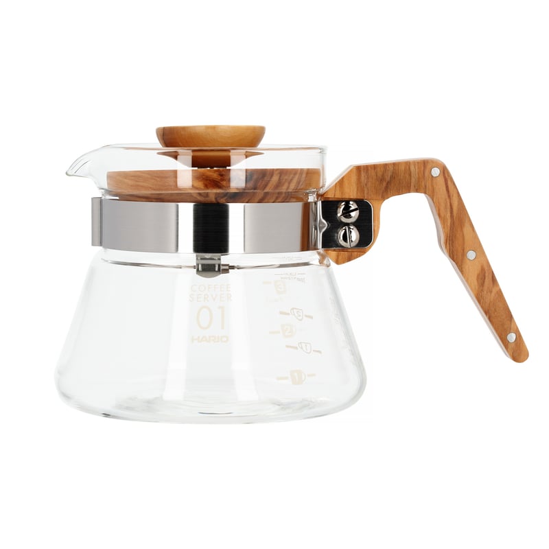 Hario Coffee Server 400ml - Olive Wood