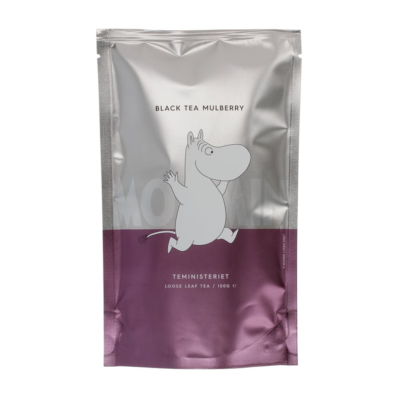 Teministeriet - Moomin Black Tea Mulberry - Herbata sypana 100g - Opakowanie uzupełniające