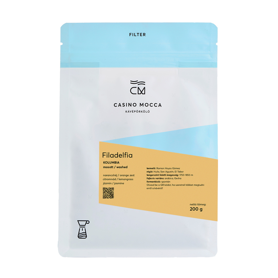 Casino Mocca - kawa ziarnista Kolumbia Filadelfia Washed Filter 200 g