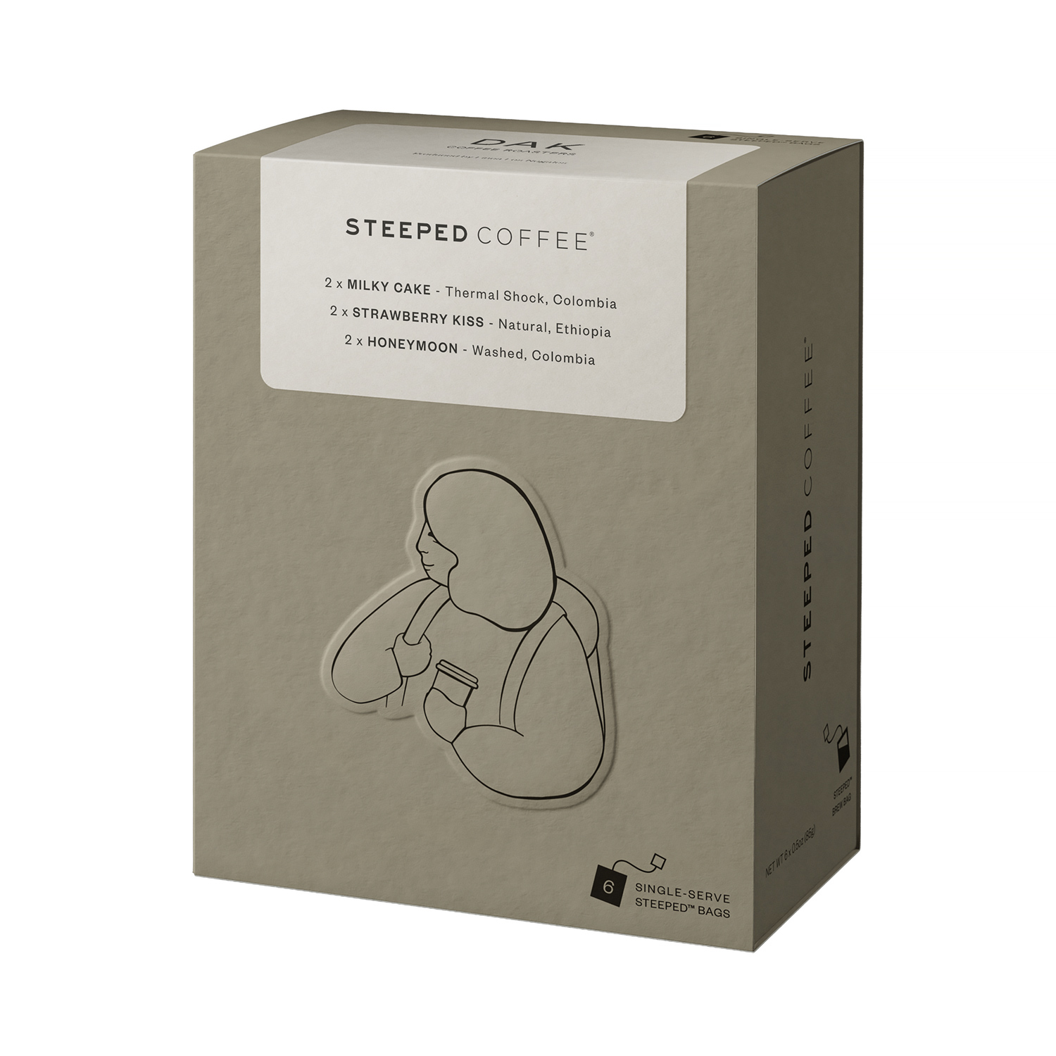 DAK Coffee Roasters - kawa w saszetkach Steeped Coffee Filter 6 x 10 g