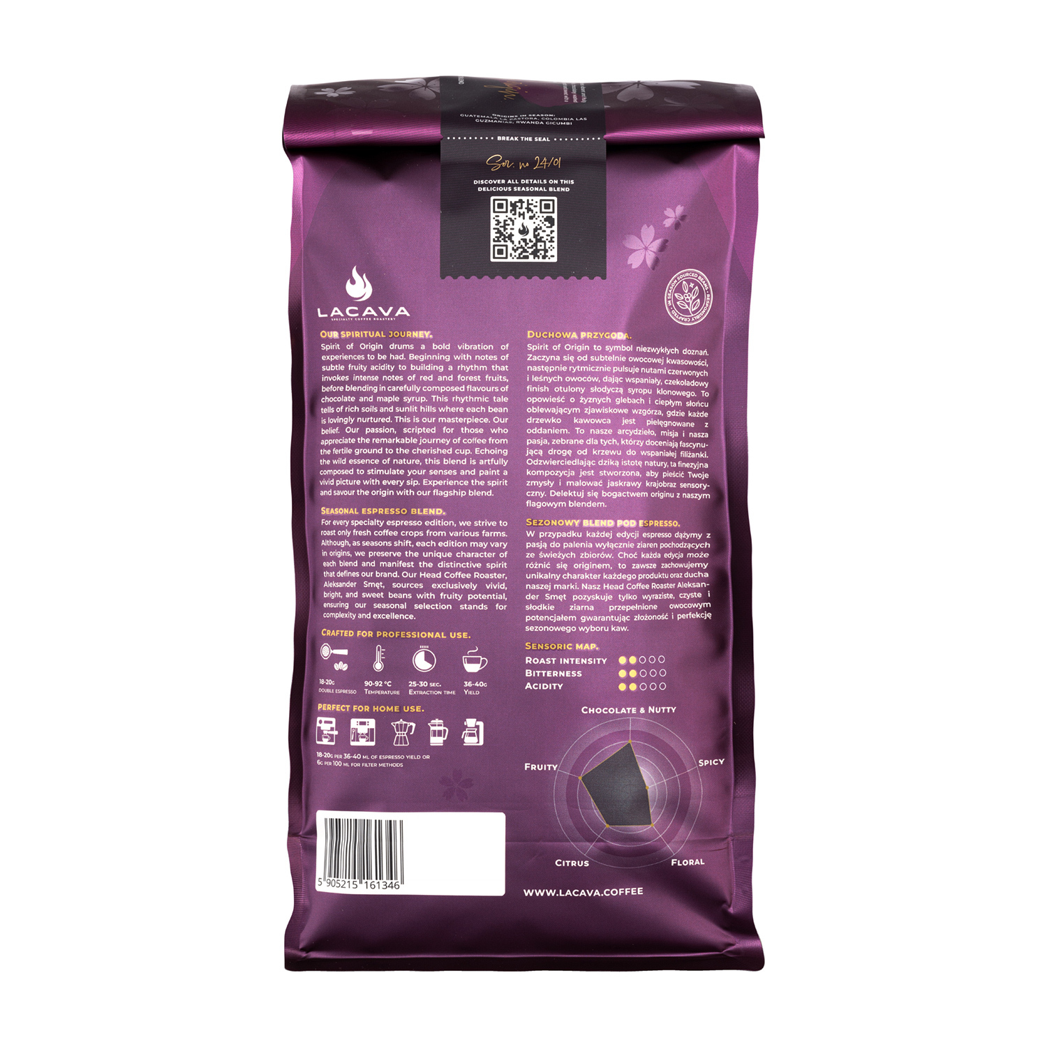 LaCava - Spirit of Origin Espresso 1kg