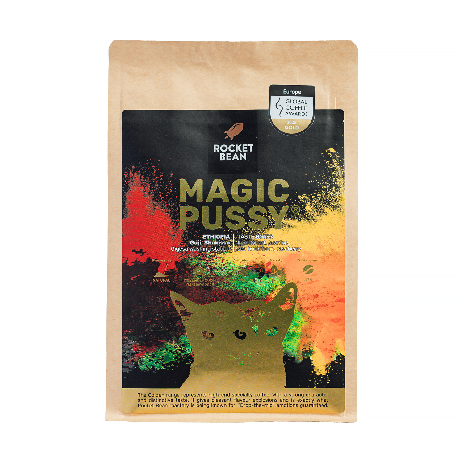 Rocket Bean - Ethiopia Guji Shakisso Natural Espresso 200 g