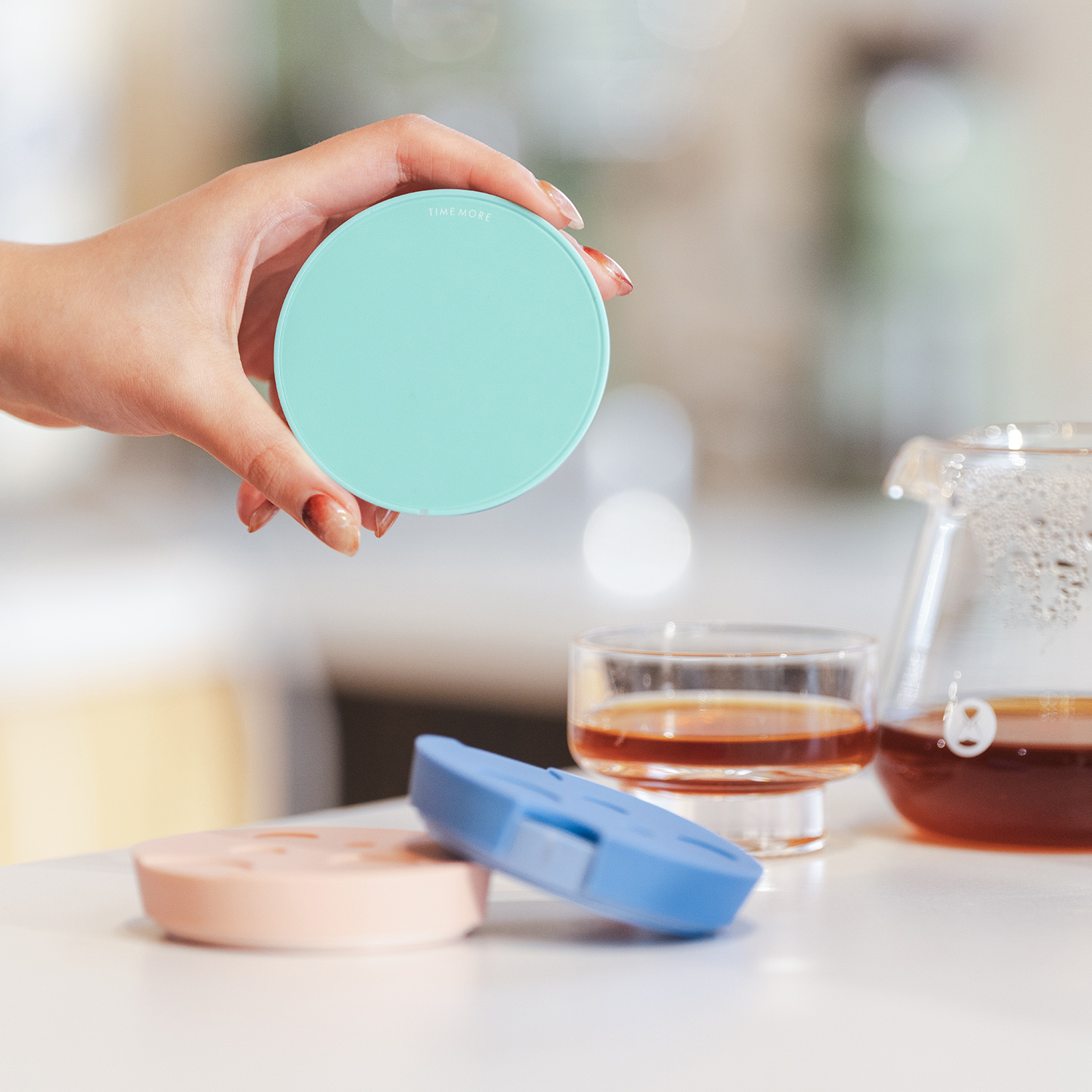 Timemore - waga do kawy Black Mirror Dot zielona