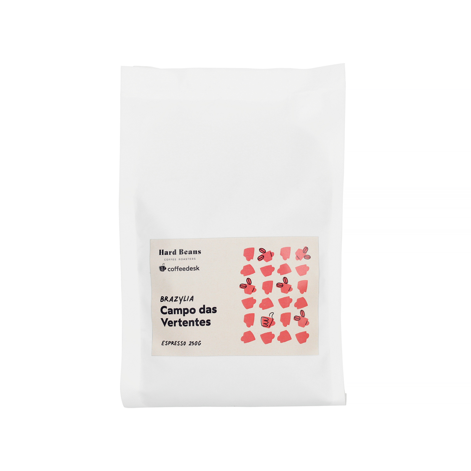 Hard Beans x Coffeedesk - Brazil Campo das Vertentes Espresso 250g