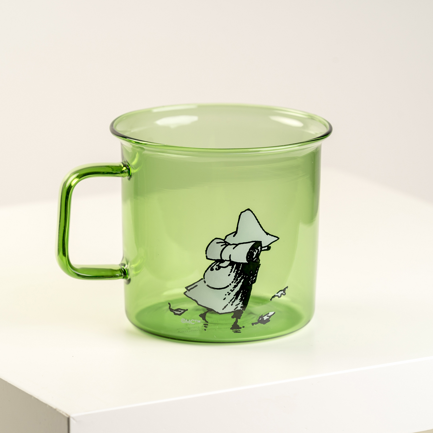 Moomin - Snufkin Glass Mug 350ml Green