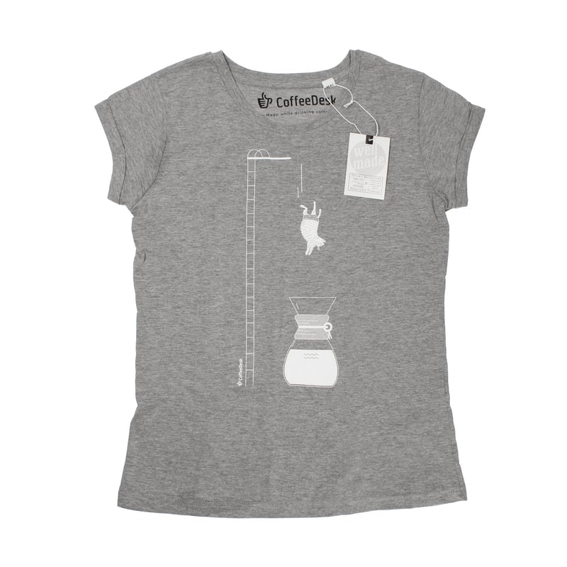 Coffeedesk Chemex Women's Grey T-shirt - XL