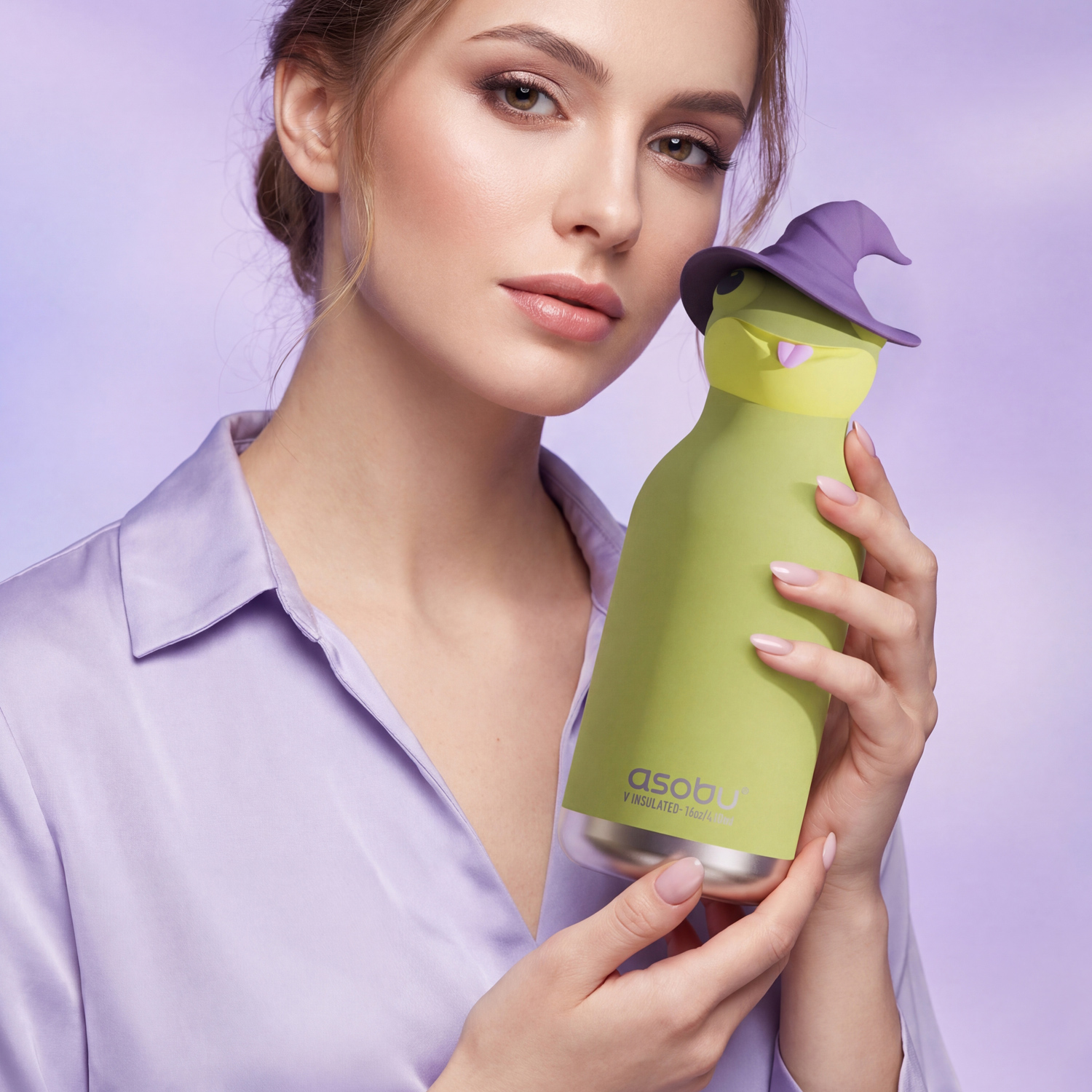 Asobu - butelka termiczna Spookies Wartilda wiedźma 460 ml