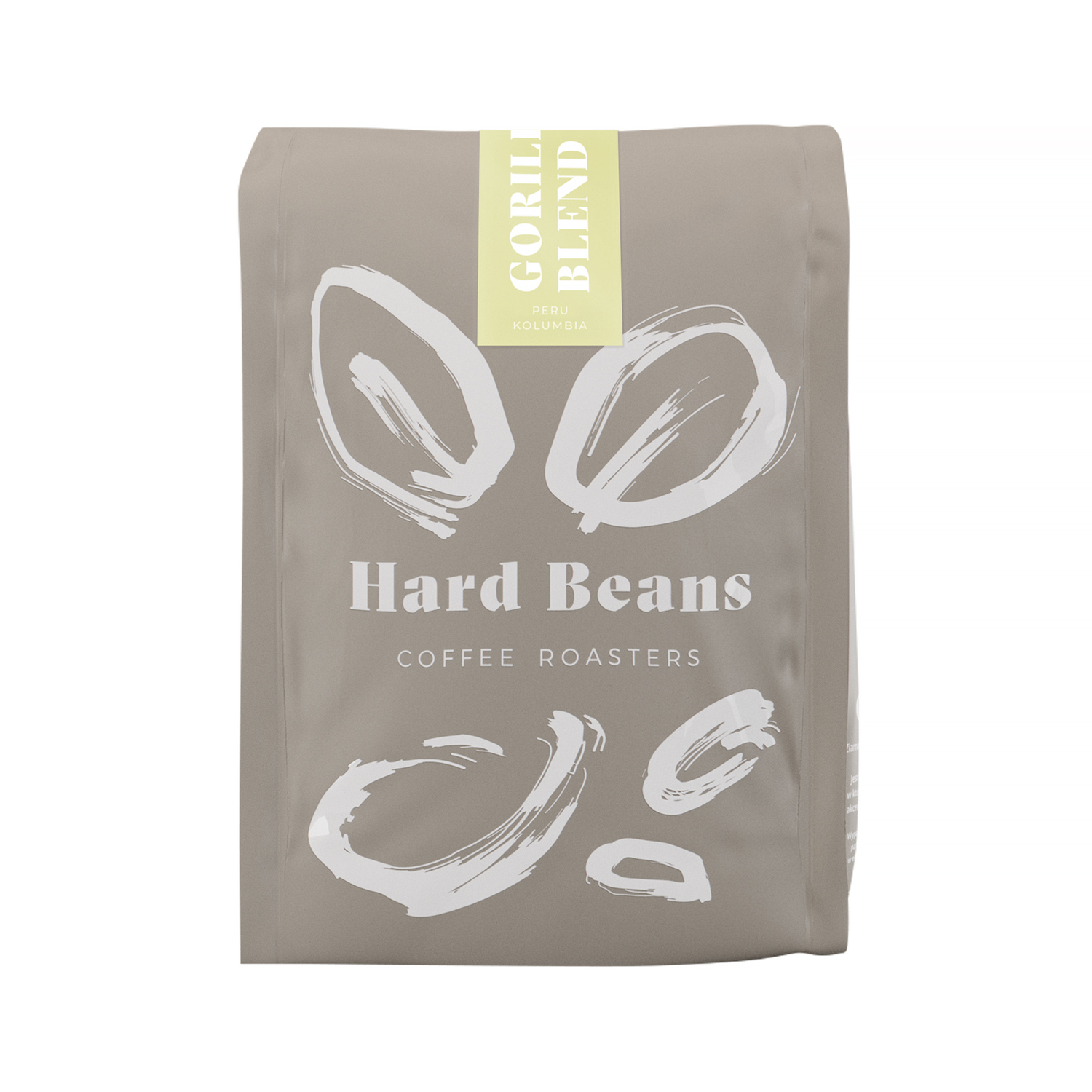 Hard Beans - kawa ziarnista Gorilla Blend 3.0 Peru + Kolumbia Espresso 500 g