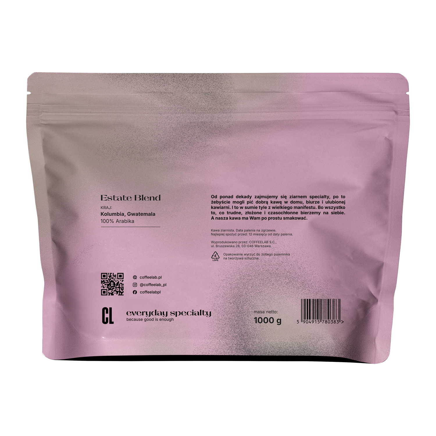 COFFEELAB - Estate Blend Espresso 1 kg