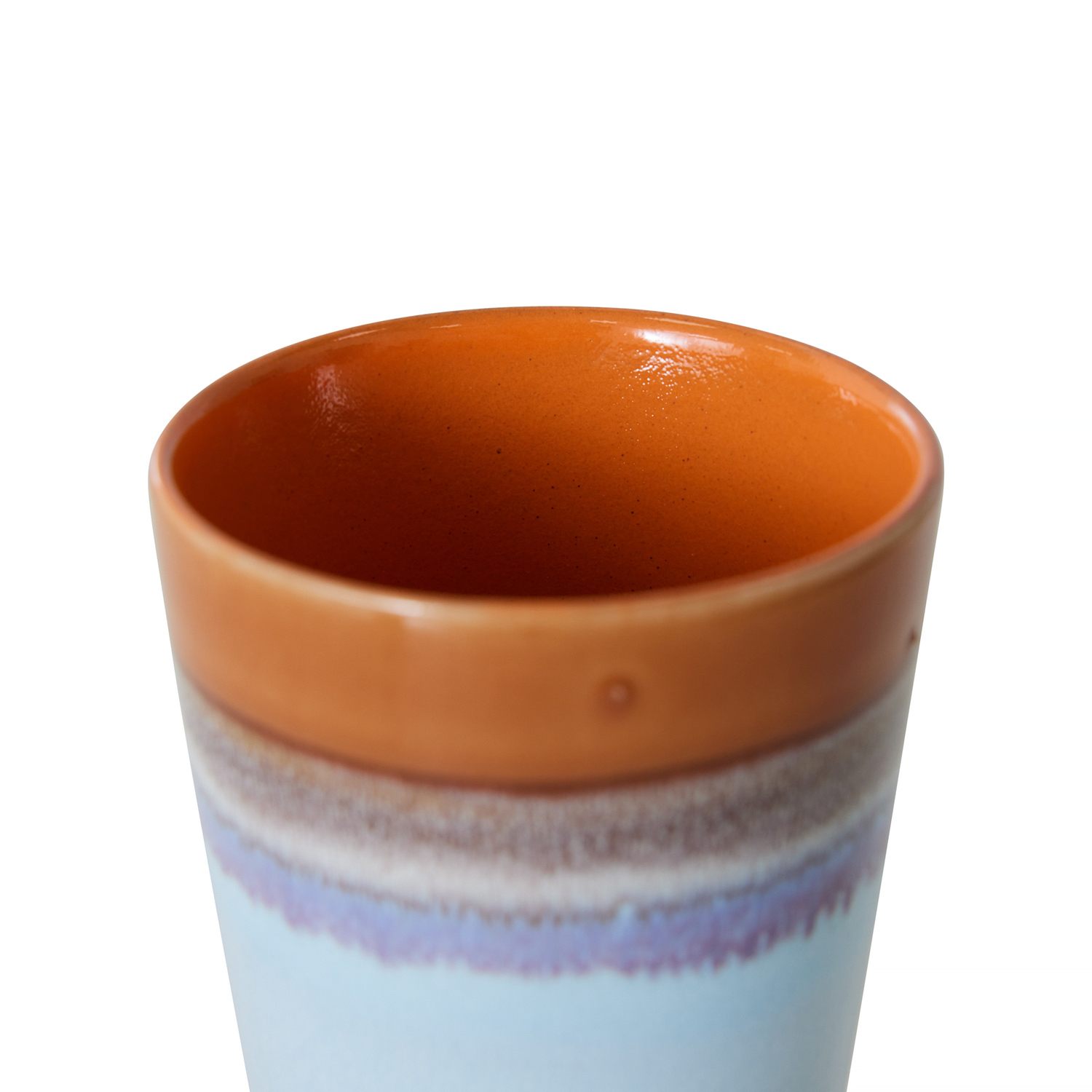 HKliving - 70s Ceramic Latte Mug Ash 300ml