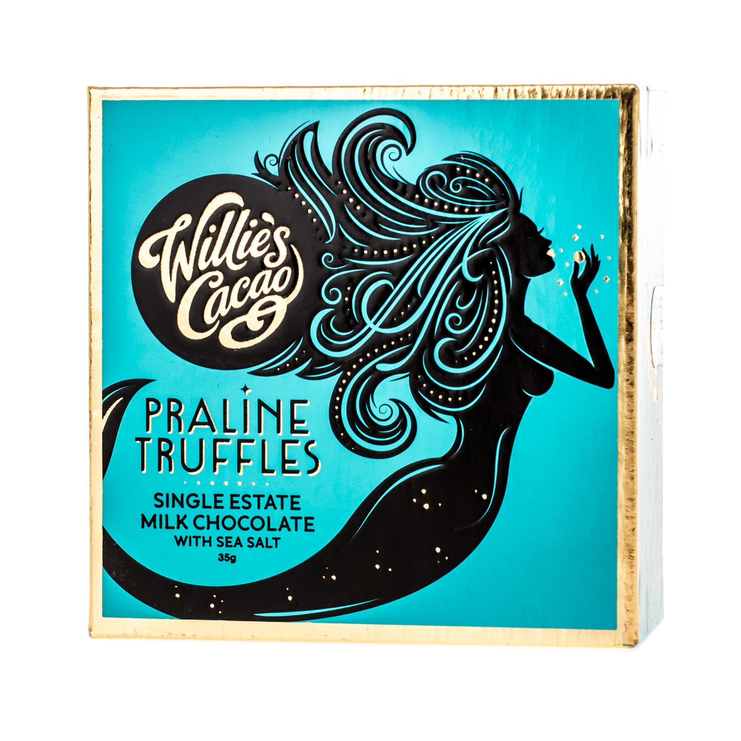 Willie's Cacao - Praline Truffles Milk Chocolate with Sea Salt 35g