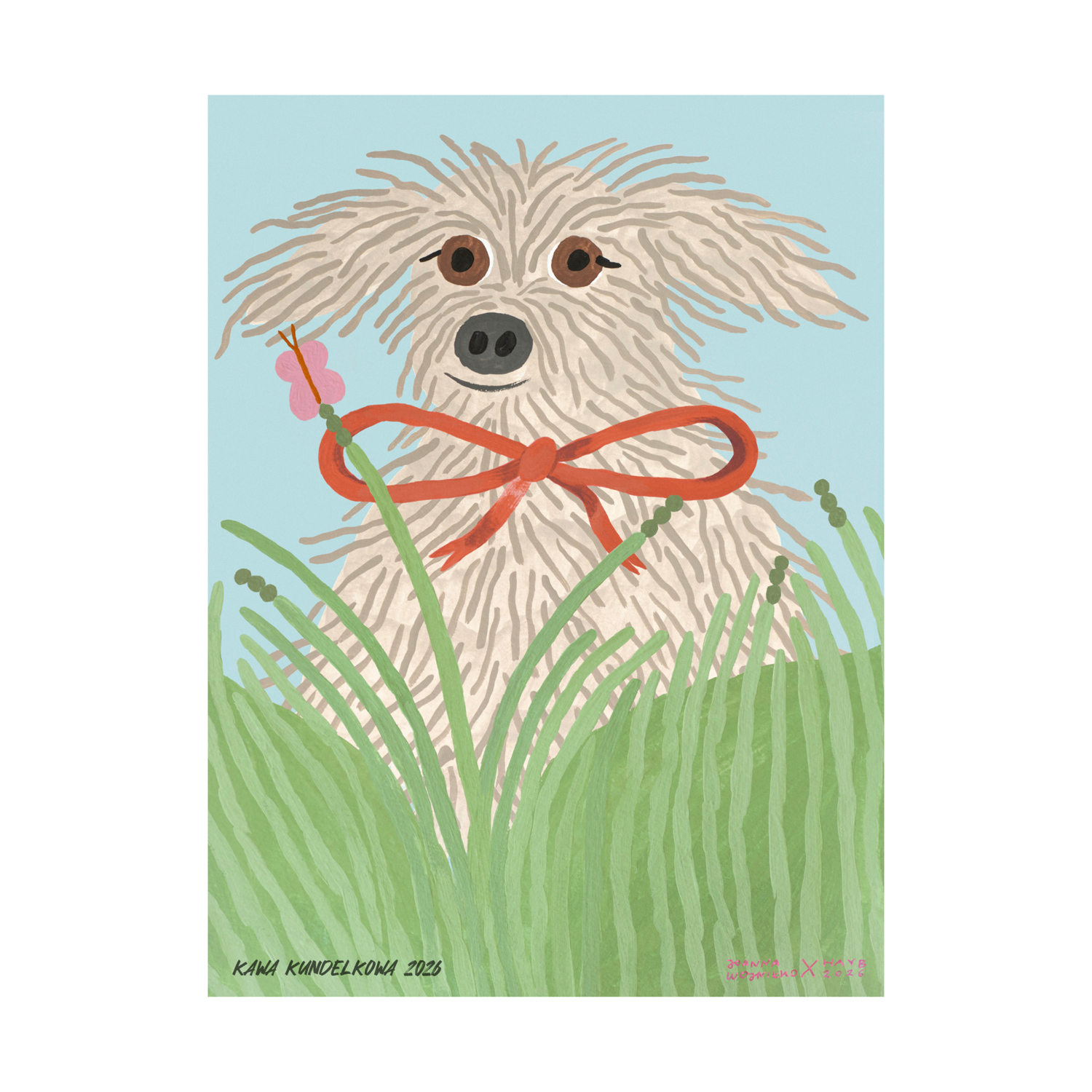 HAYB - A3 Poster Frania light-colored mutt 