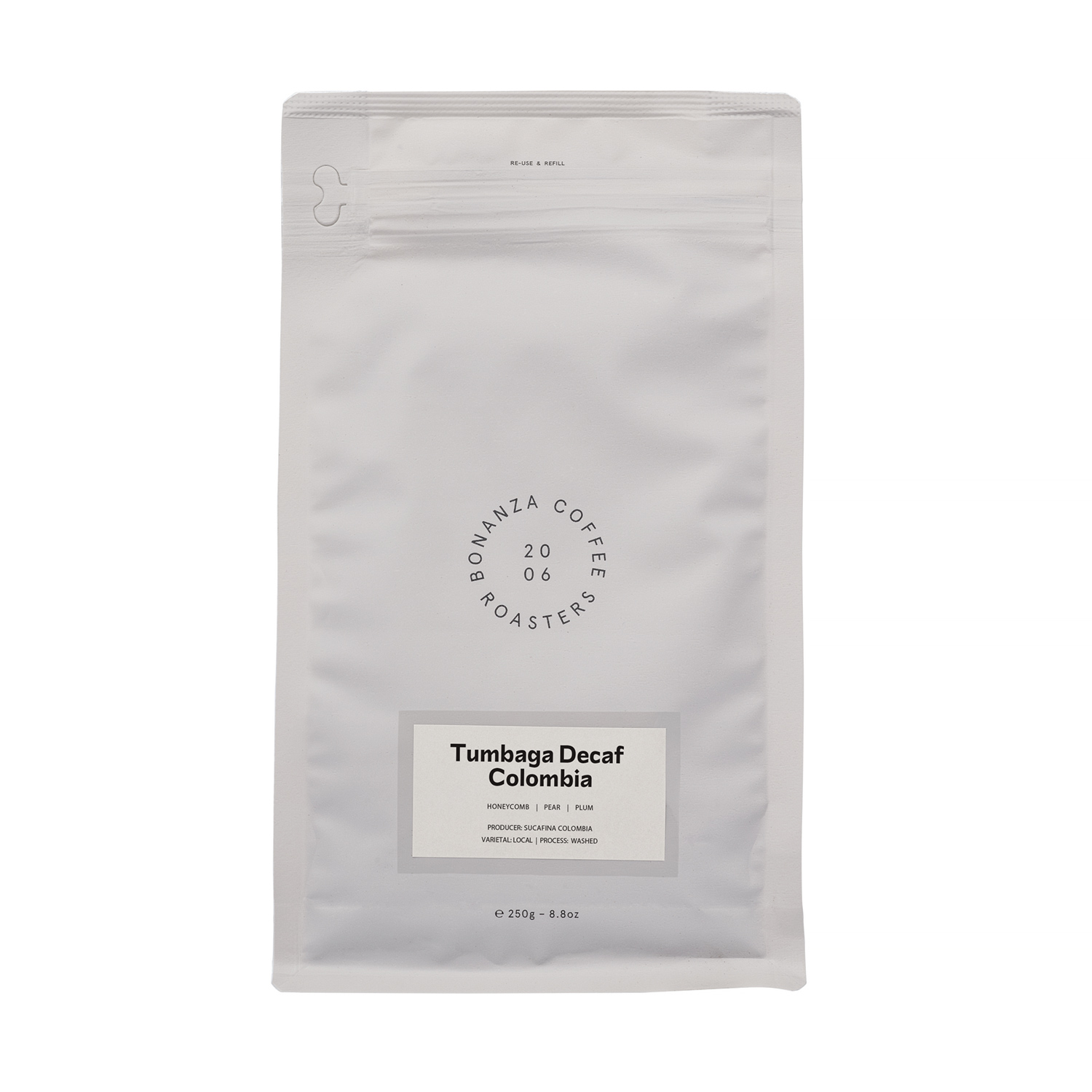 Bonanza - Colombia Tumbaga Decaf Washed Kawa bezkofeinowa Omniroast 250g