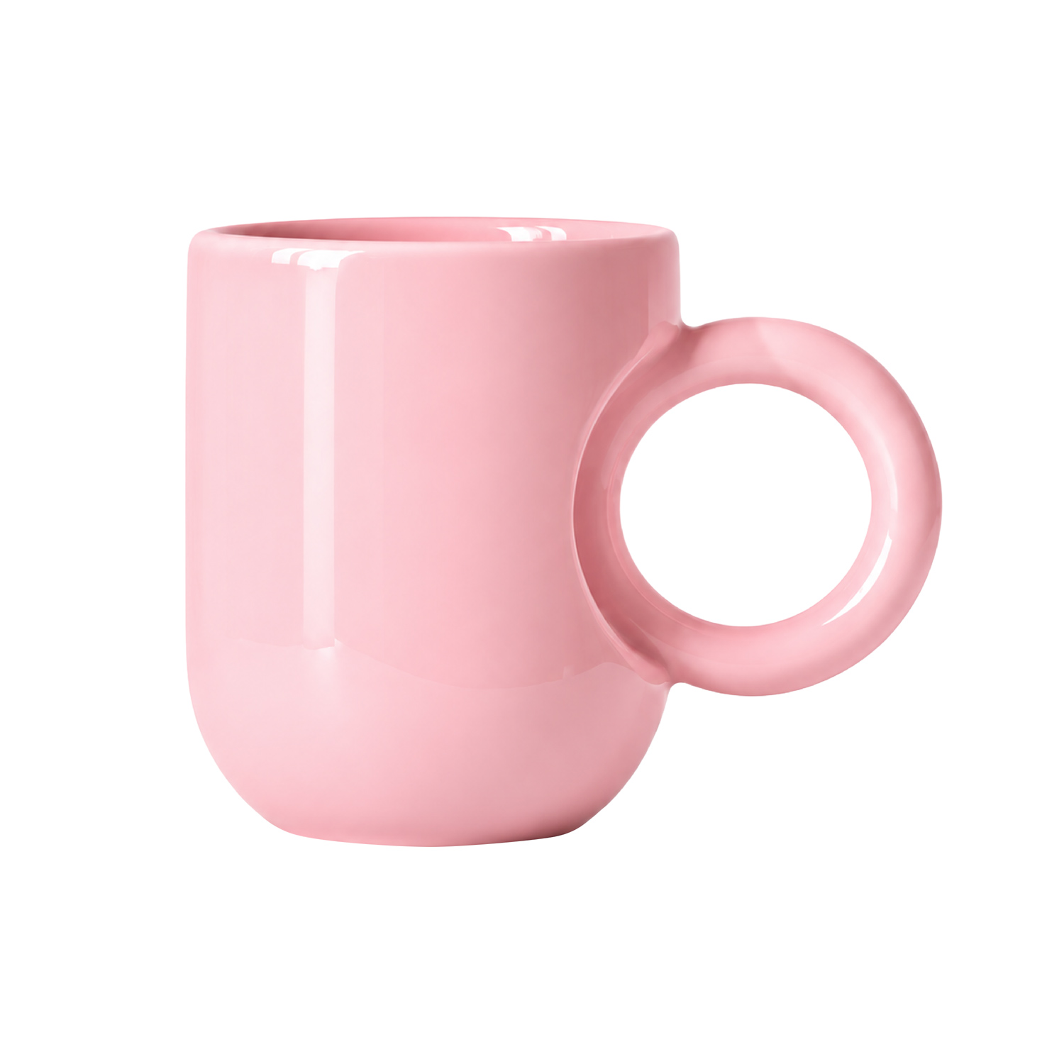 NOT.BAD - kubek ceramiczny BAD MOOD różowy 290 ml