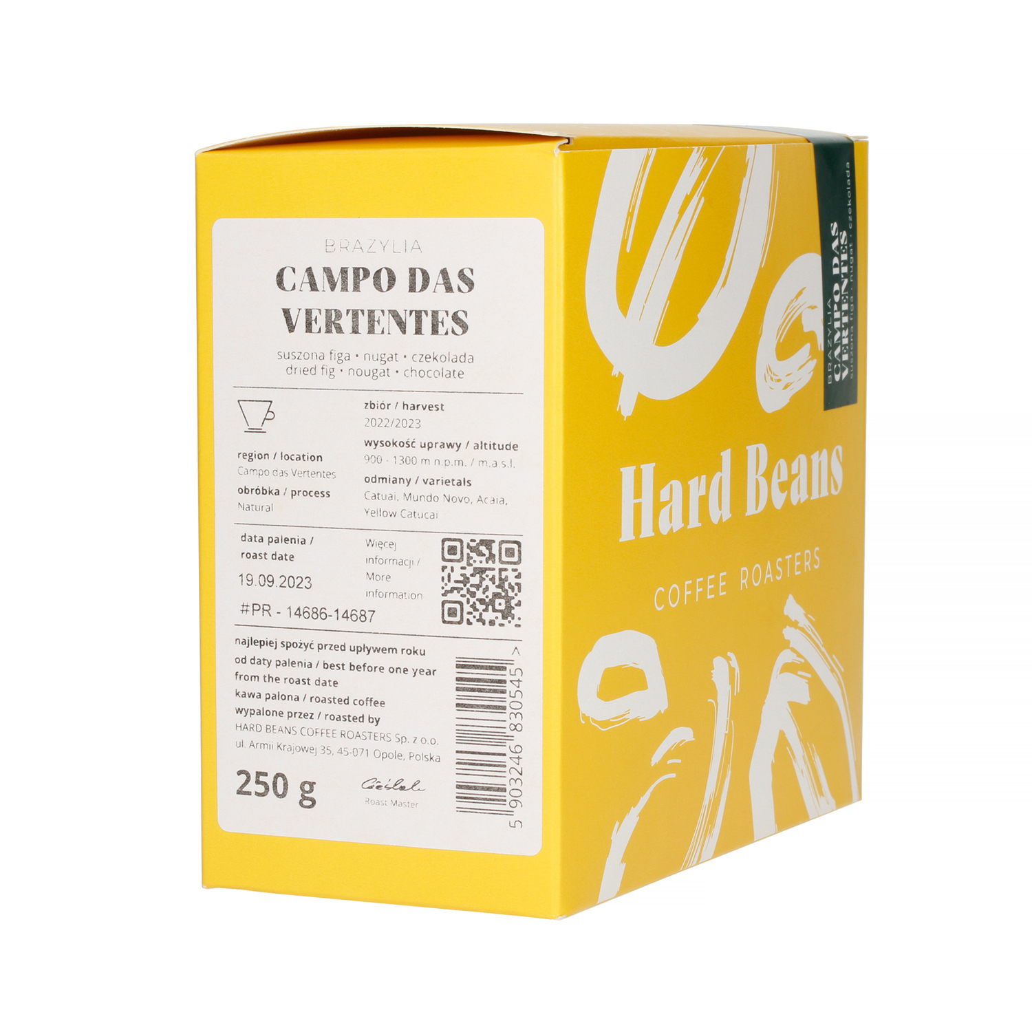 Hard Beans - Brazylia Campo das Vertentes Natural Filter 250g