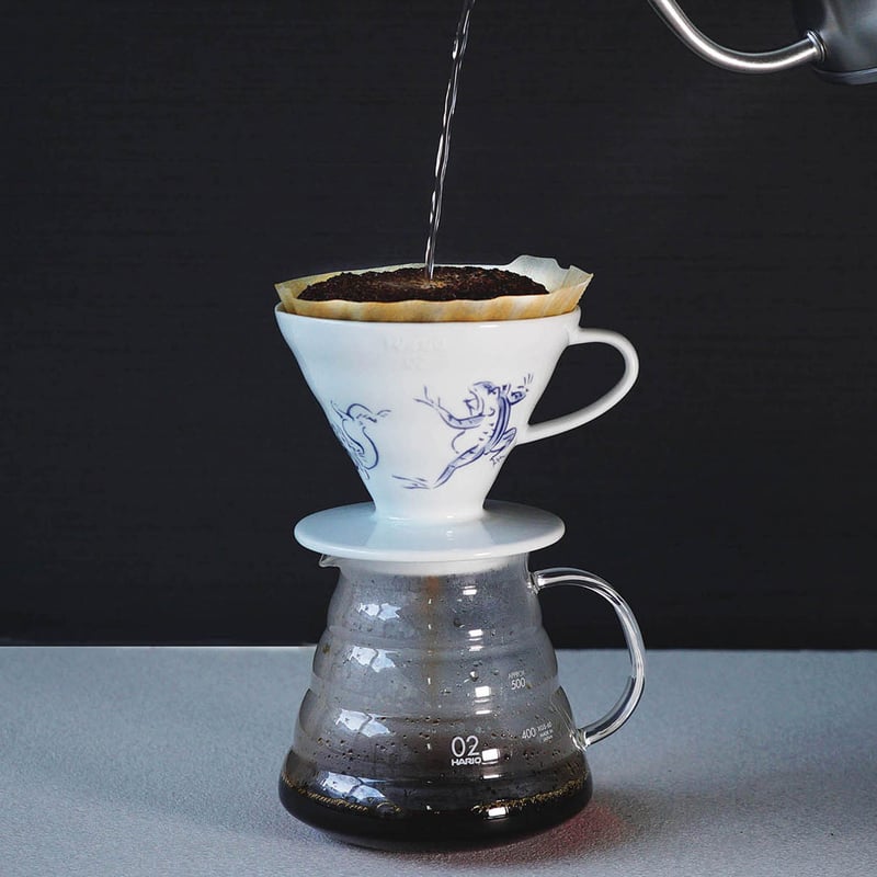 Hario - V60-02 Tachikichi Choju Giga Ceramic Coffee Dripper