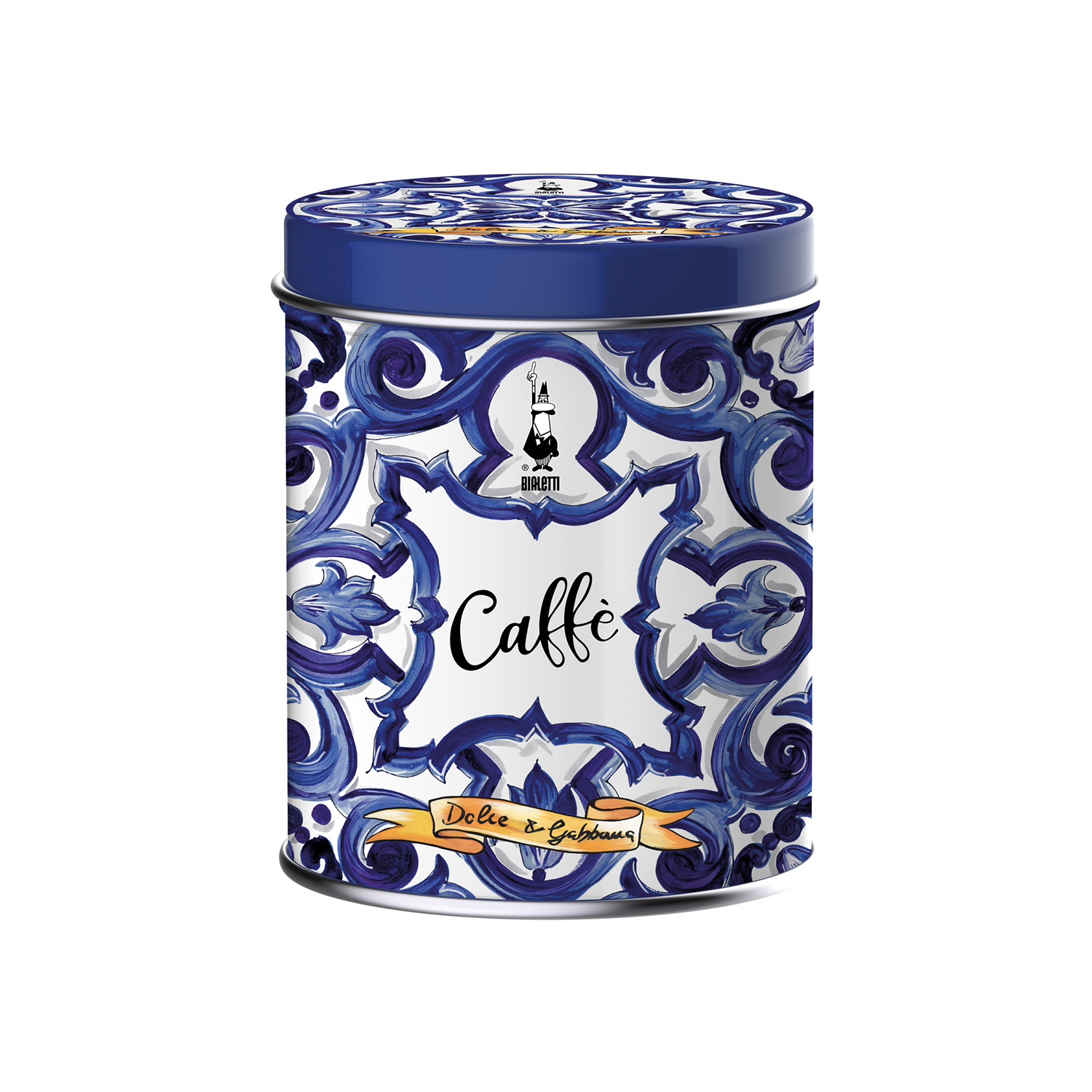 Bialetti Dolce & Gabbana - Zestaw Mediterranean Moka Express 3tz + Kawa mielona Moka Perfetto Irresistible 200 g