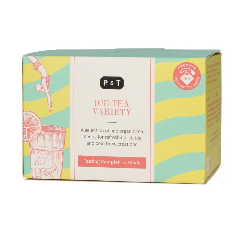 Paper & Tea - Ice Tea Variety Box Sampler - 15 Tea Bags
