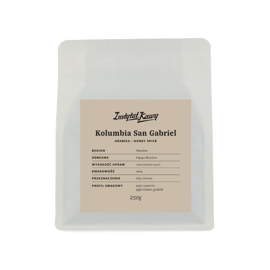 Instytut Kawy - Colombia San Gabriel Natural Filter 250g