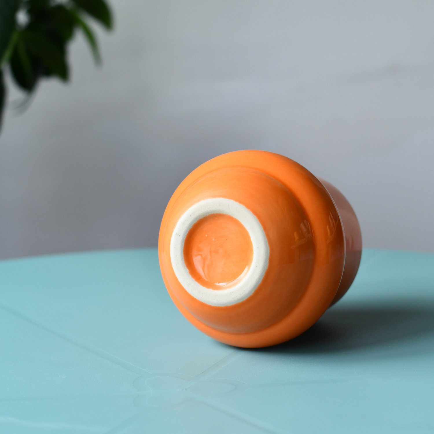 NOT.BAD - kubek ceramiczny BAD IDEA wypukły pomarańczowy 350 ml