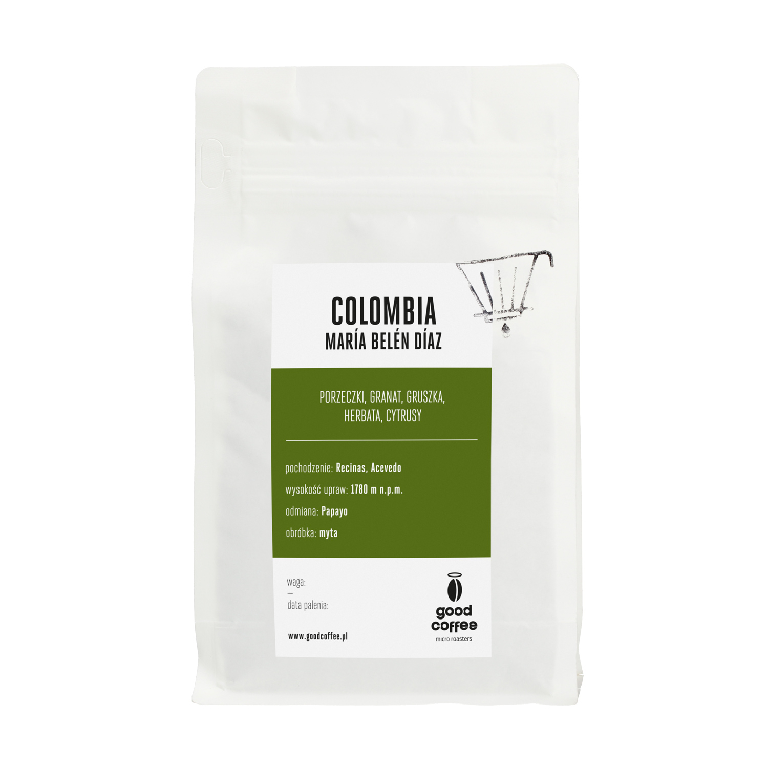 Good Coffee - kawa ziarnista Kolumbia Maria Belen Diaz Washed Filter 250 g