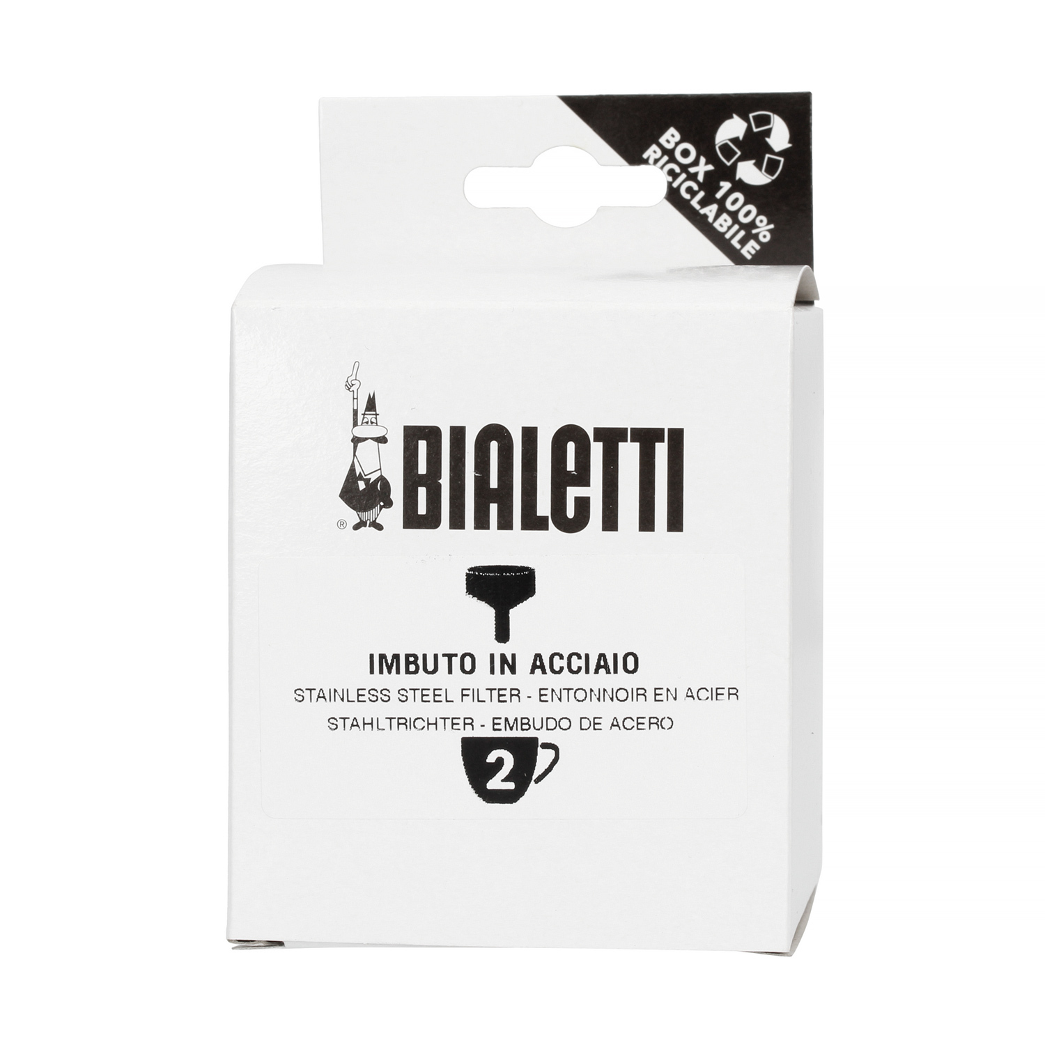 Bialetti Spare funnel for steel espresso makers 2tz