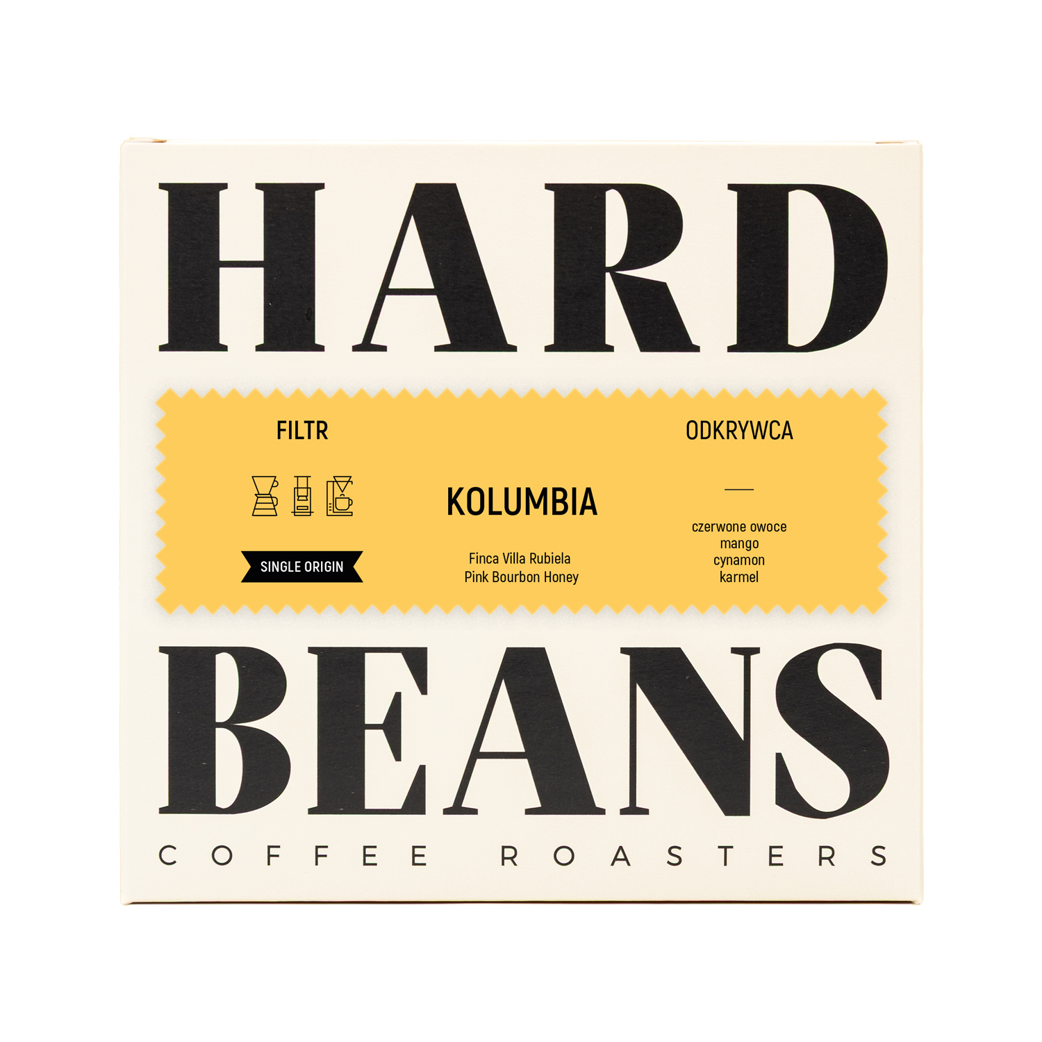 Hard Beans - Colombia Finca Villa Rubiela Pink Bourbon Honey Filter 250 g