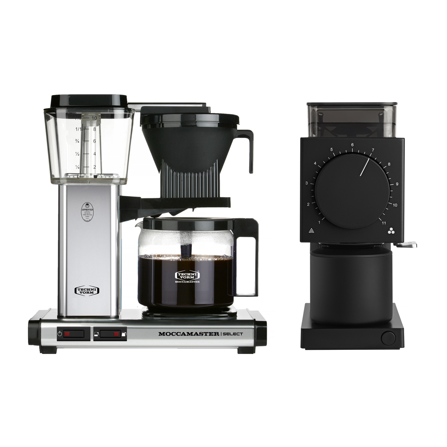 Zestaw Moccamaster KBG 741 Select - Polished Silver  i Fellow Ode 2