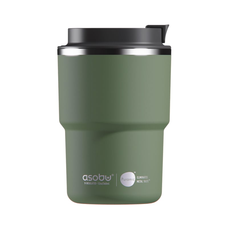 Asobu - Pick Me Up Basil Green - 380 ml Travel Mug