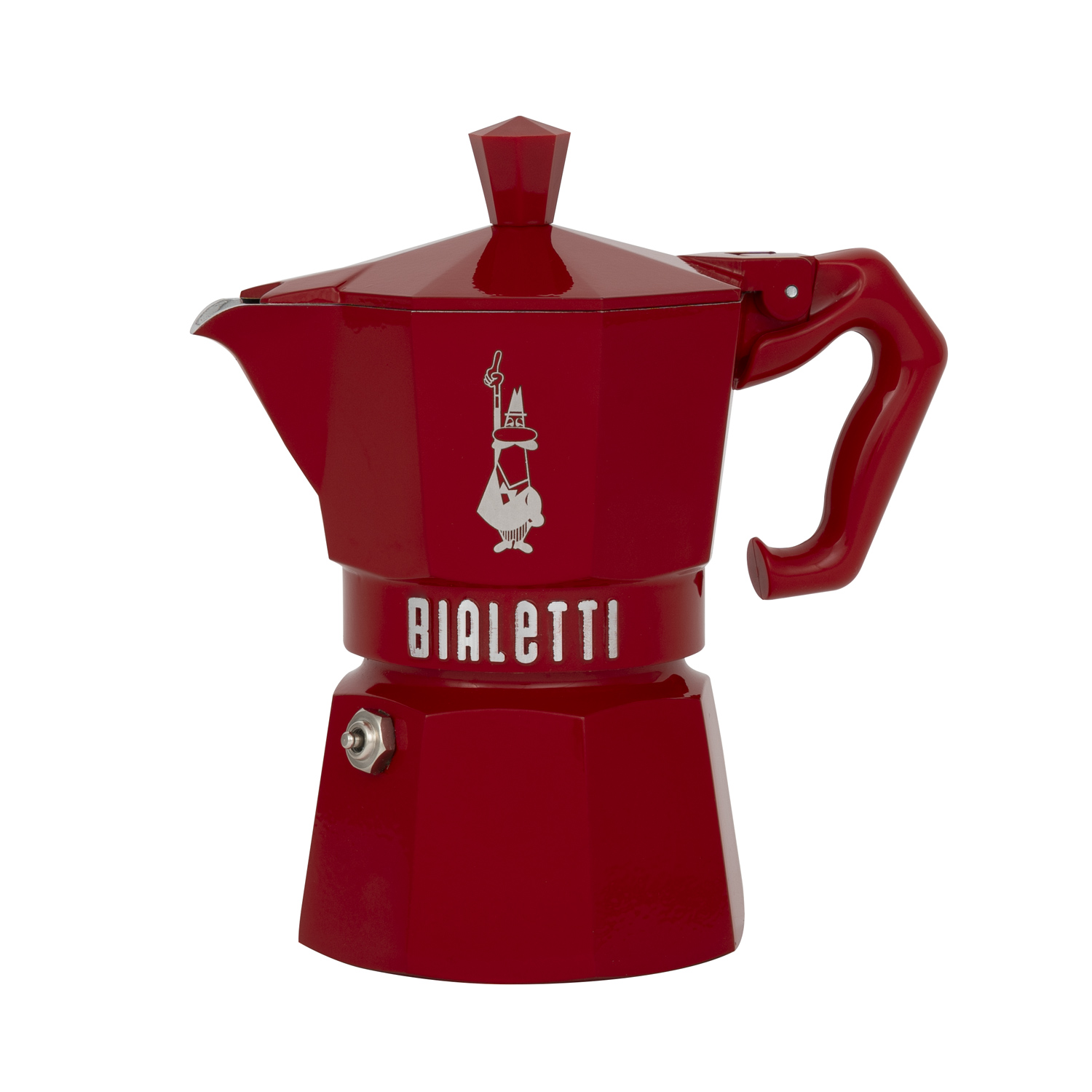 Bialetti kawiarka Moka Exclusive czerwona 3tz