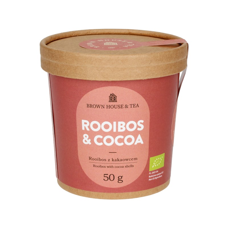 Brown House & Tea - Rooibos & Cocoa Bio - Herbata sypana 50g