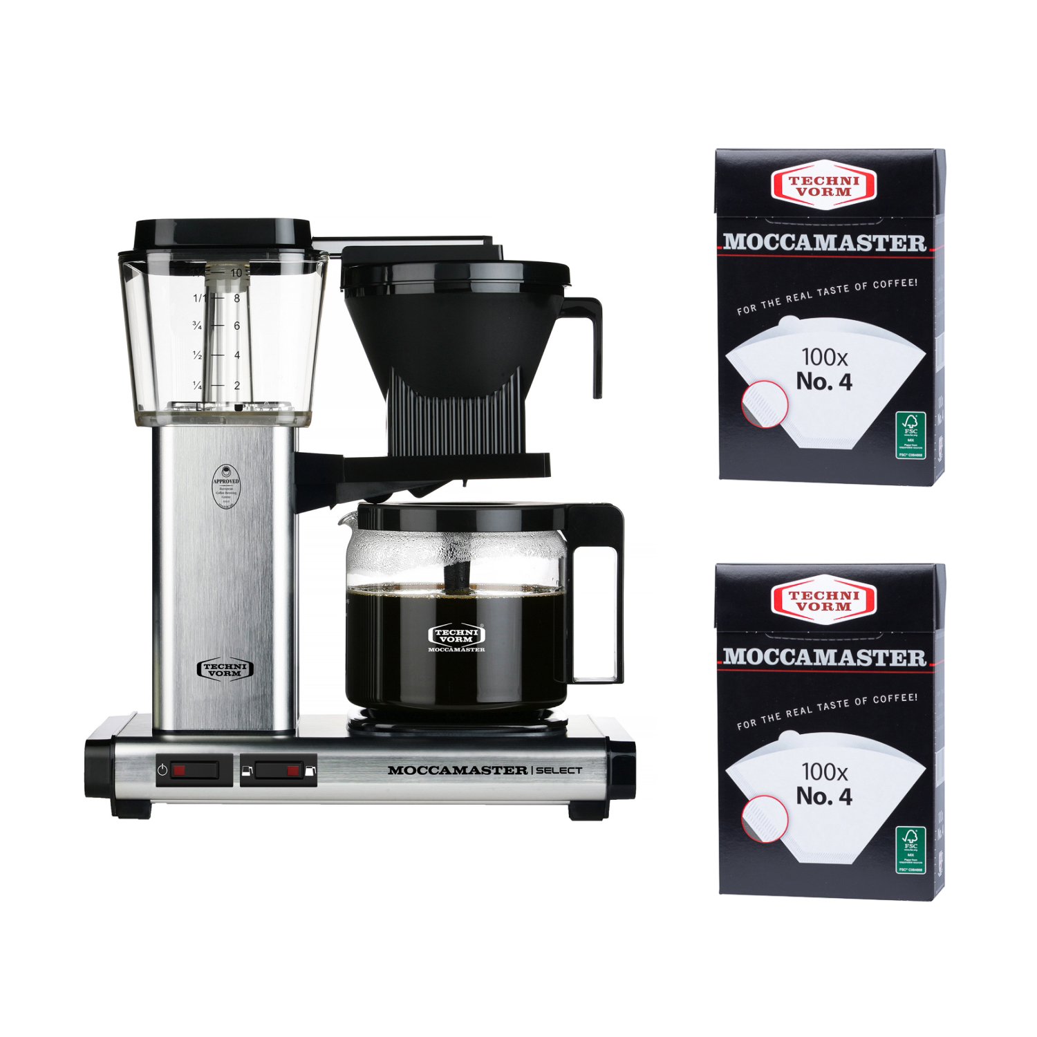 Moccamaster KBG 741 Select - Silver brushed - Filter Coffee Maker